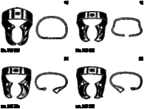 Clamps molares sin alas Fit Rubberdam