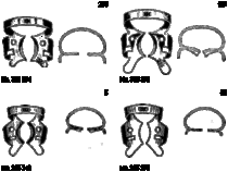 Clamps molares con alas Fit Rubberdam