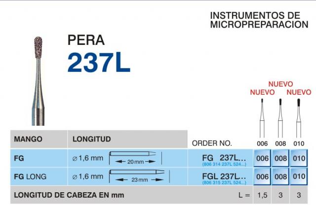 Instrumentos de micropreparacin. Pera