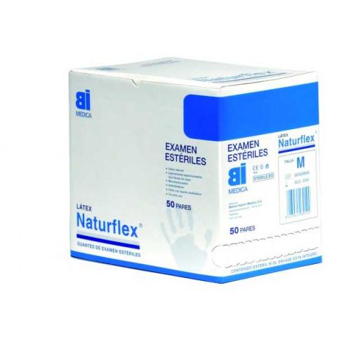 NATURFLEX Ltex Examen con polvo estril