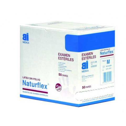 NATURFLEX Ltex Examen sin polvo estril